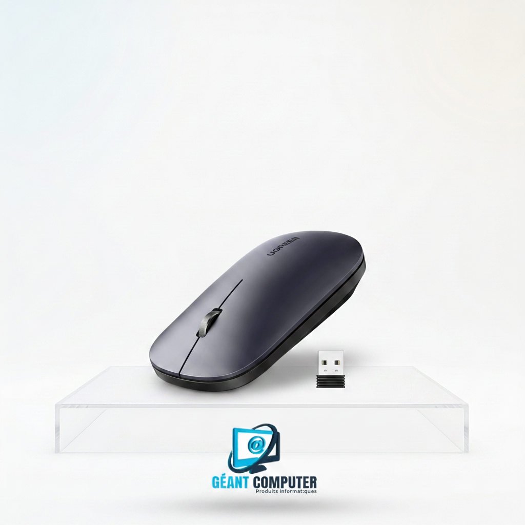 Ugreen Souris sans fil 2,4Ghz/10M GRIS Noir 90372 (IA)
