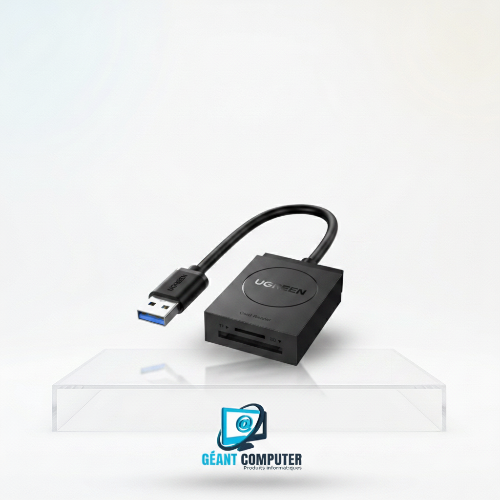 Ugreen Lecteur carte mémoire SD/TF USB 3.0 (2en1) 20250