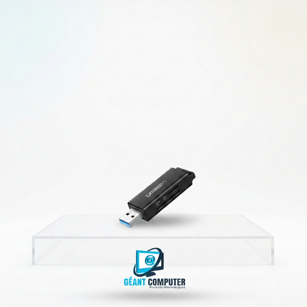 Ugreen Lecteur carte mémoire SD/TF USB 3.0 Noir 40752