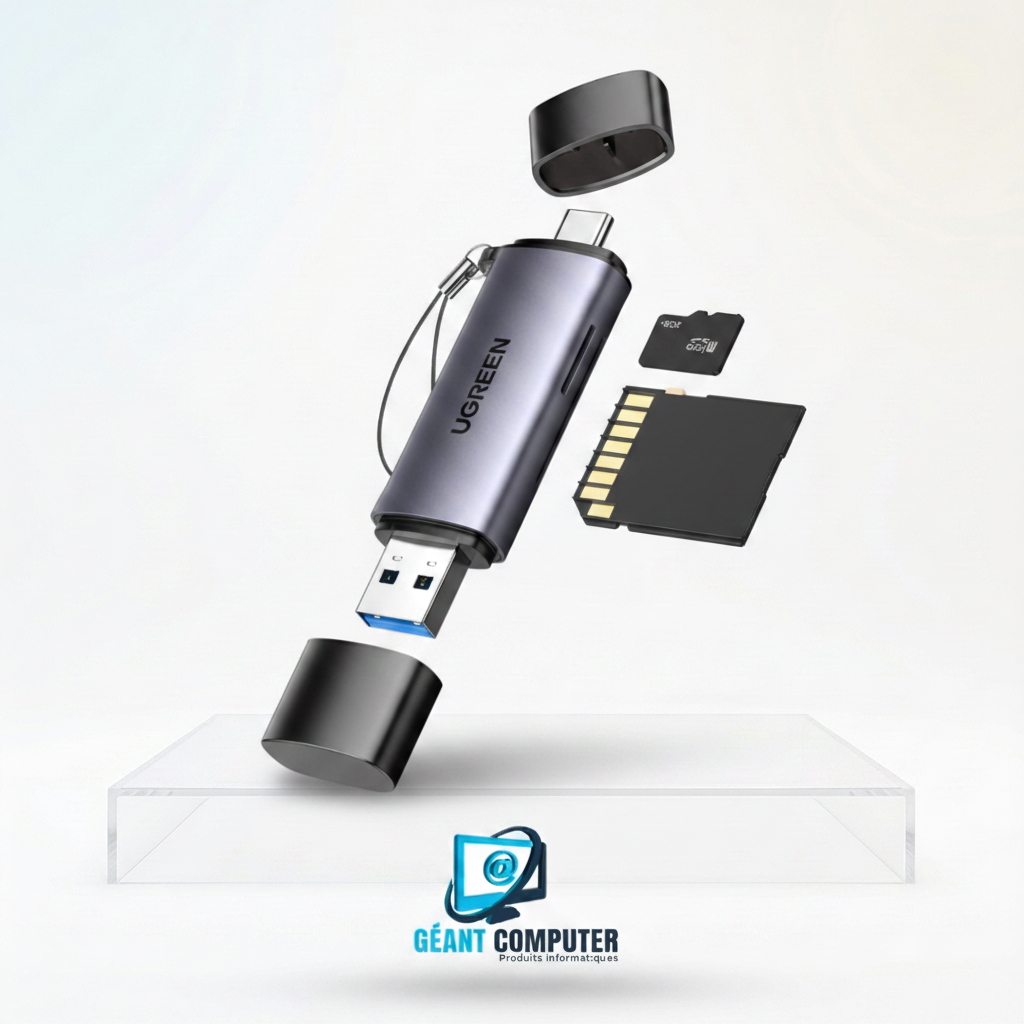 Ugreen Lecteur CM SD/TF USB-C & USB3.0 50706