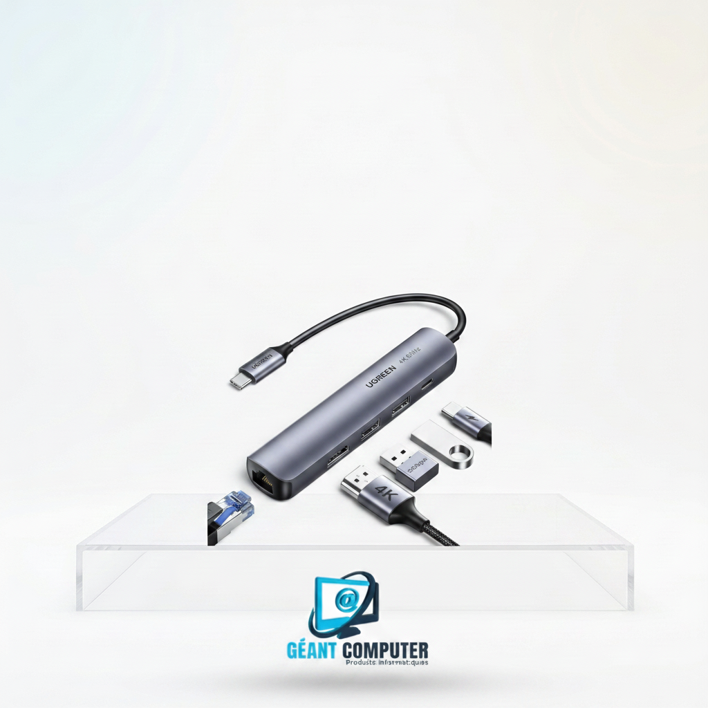 Ugreen Mini Station d'accueil USB-C 5en1 with PD 10919