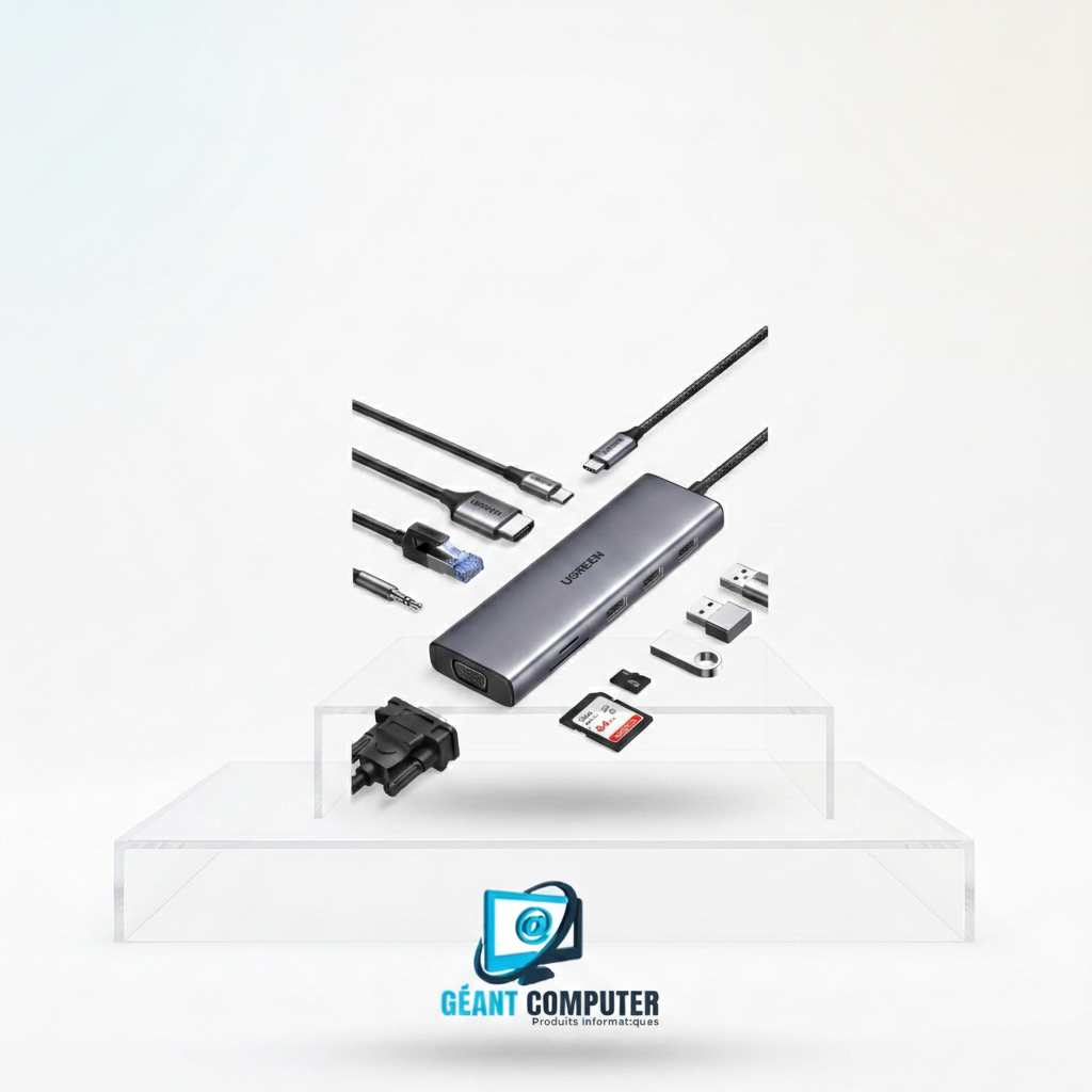 Ugreen Station d'accueil USB-C 10 en 1