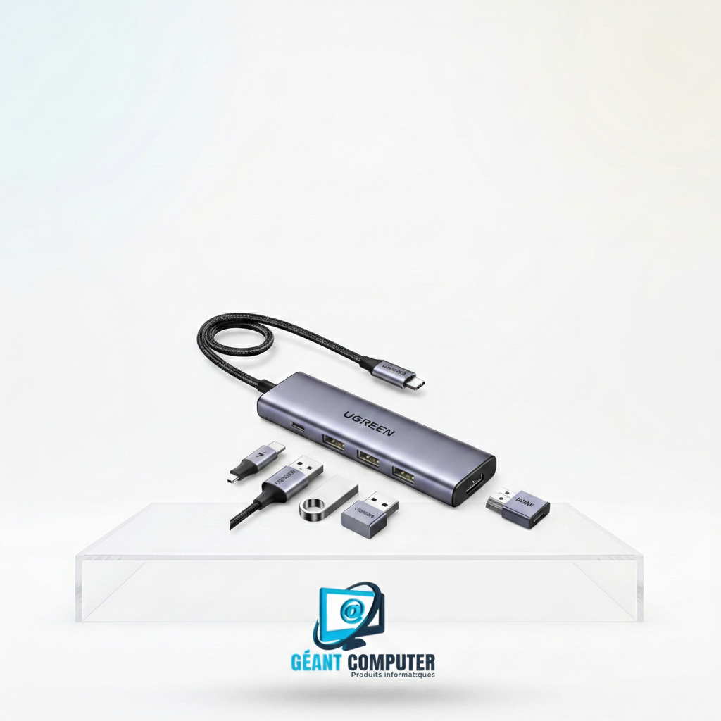 Ugreen Station d'accueil USB-C 5 en 1 15596