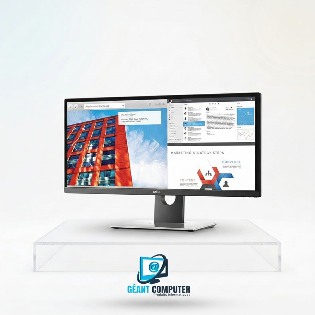 Ecran HP Occasion  29" IPS Frameless 2x Hdmi - 2x Display - Mini Display - 2x Usb Type A - Usb Type B  U2917W