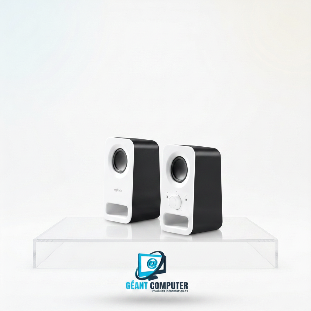 980-000815 LOGITECH Z150 Stereo Speakers - SNOW WHITE - 3.5 MM