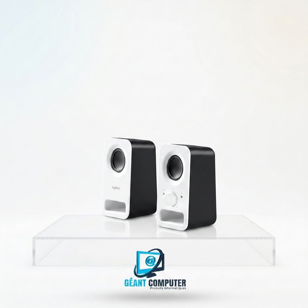 980-000815 LOGITECH Z150 Stereo Speakers - SNOW WHITE - 3.5 MM
