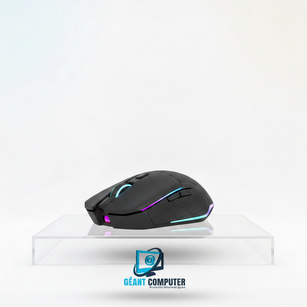 Souris SANS FIL Rechargable RGB Bj-189 (IA)