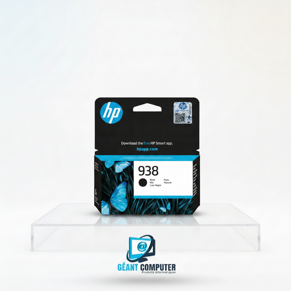 CARTOUCHE HP 938 Black Original Ink Cartridge 4S6X8PE (IA)
