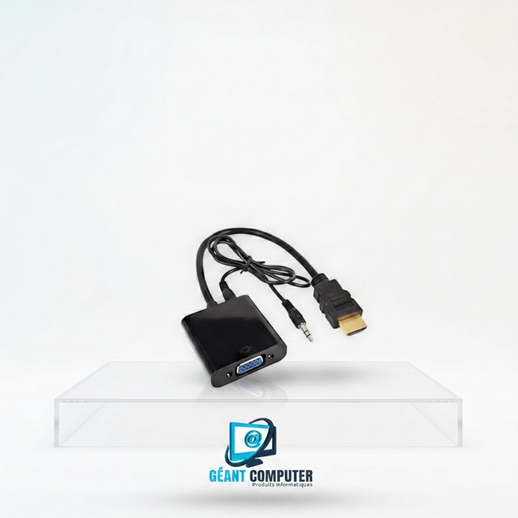 CABLE MINI HDMI TO VGA + AUDIO