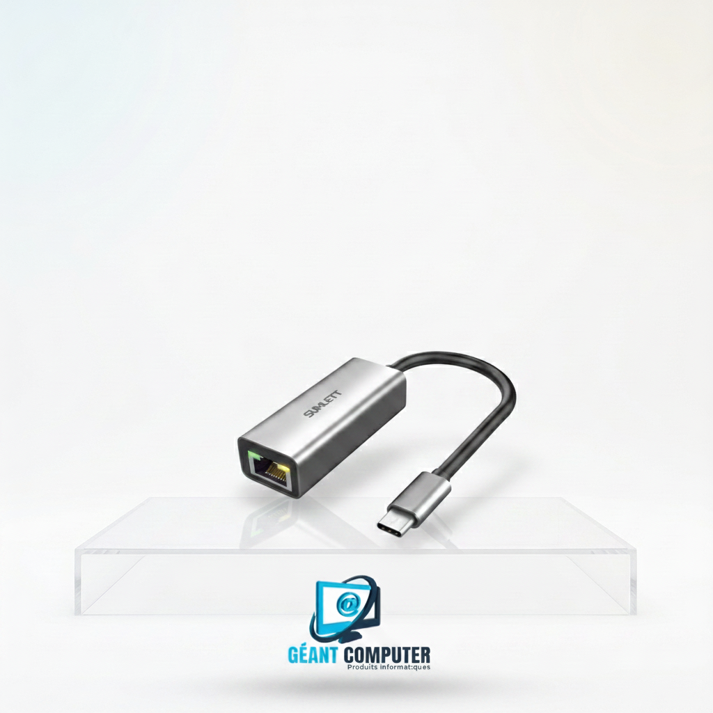 ADAPTATEUR TYPE C TO RJ45 GIGABIT