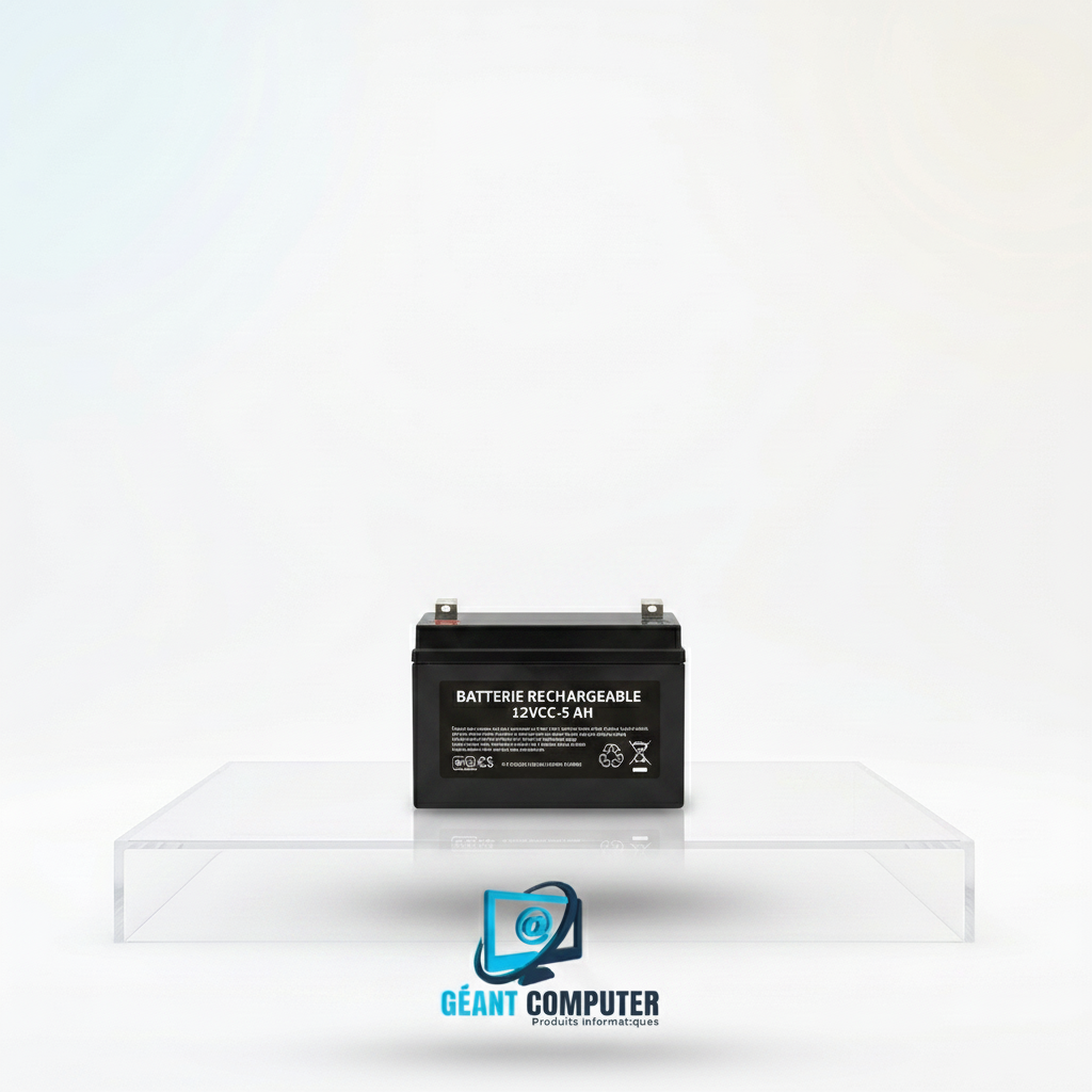 BATTERIE RECHARGABLE 12VCC-5 AH (photo IA)