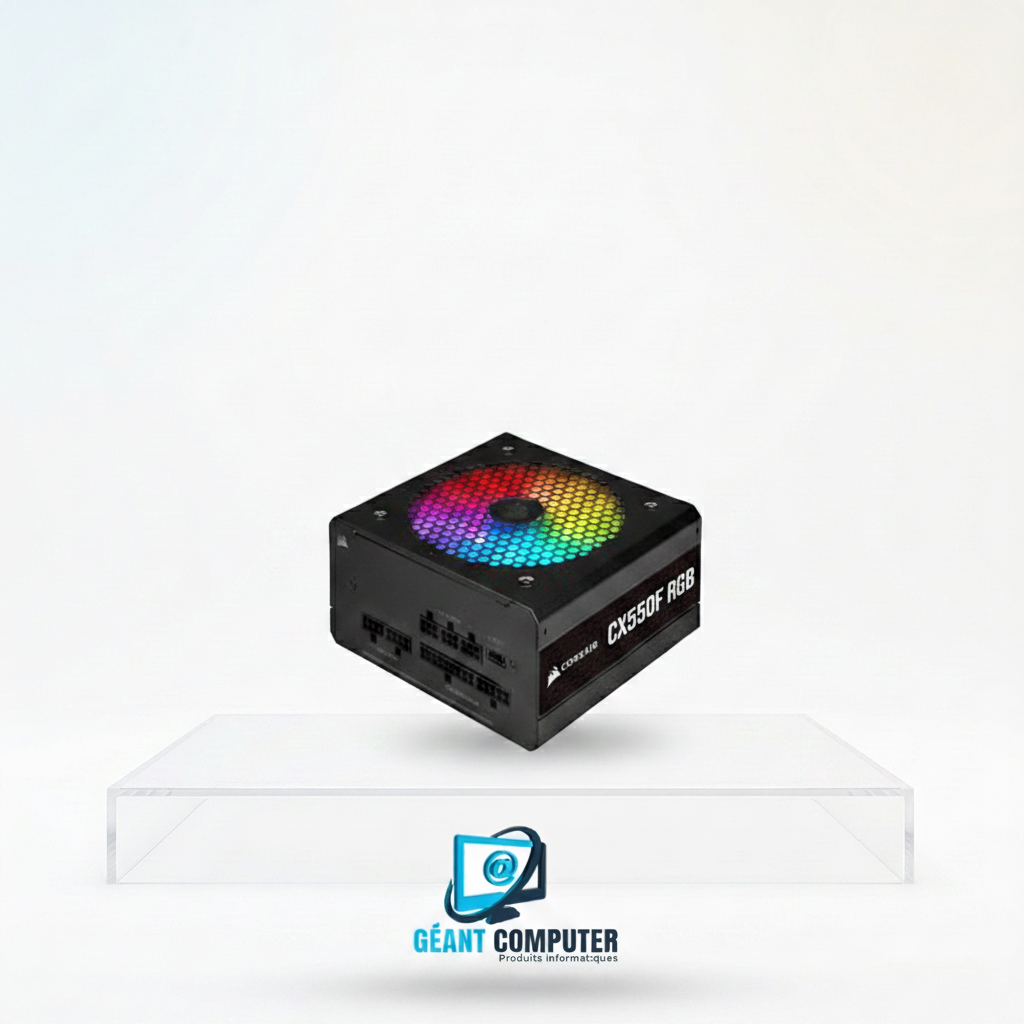 BLOC ALIMENTATION CORSAIR BRONZE GX550F RGB (IA)