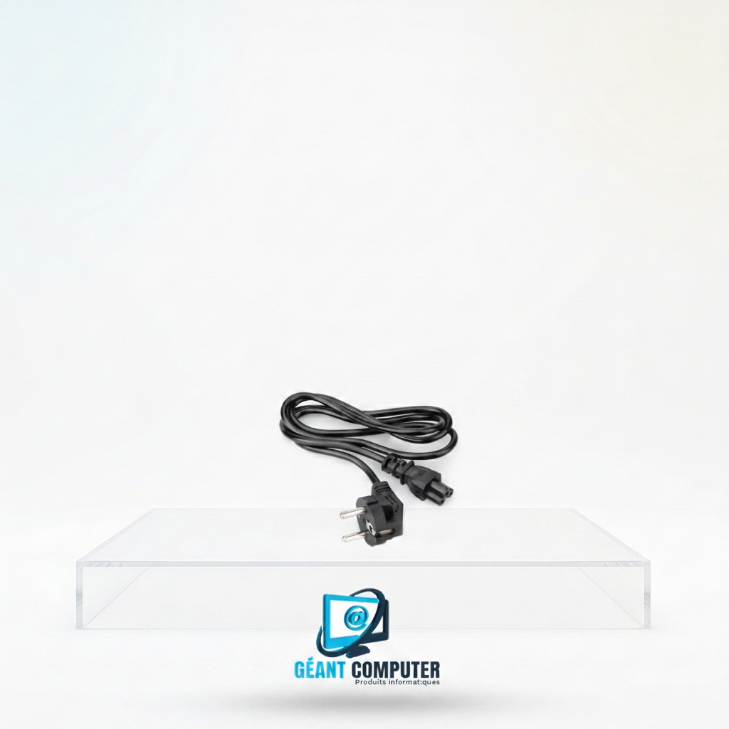 CABLE ALIMENTATION 3 PINES PC PORTABLE O