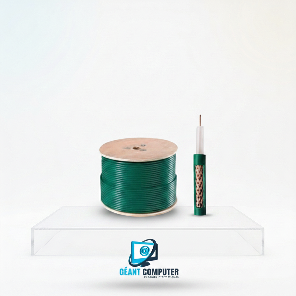 CABLE CAMERA + ALIMENTATION VERT
