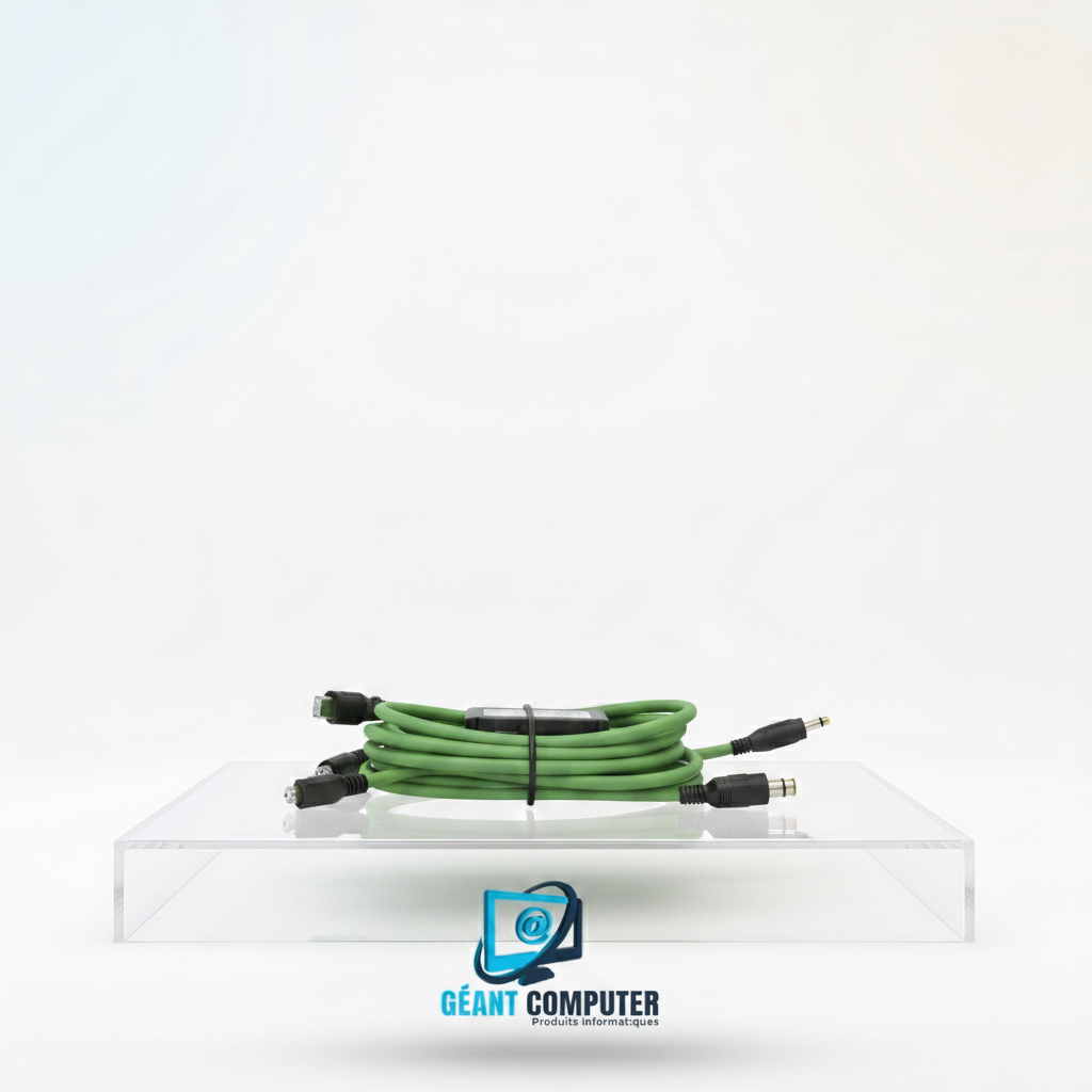 CABLE CAMERA + ALIMENTATION VERT