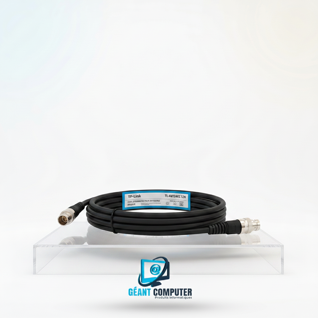 CABLE EXTENSION POUR ANTENNE 12M M/F TL-ANT24EC12N (photo IA)