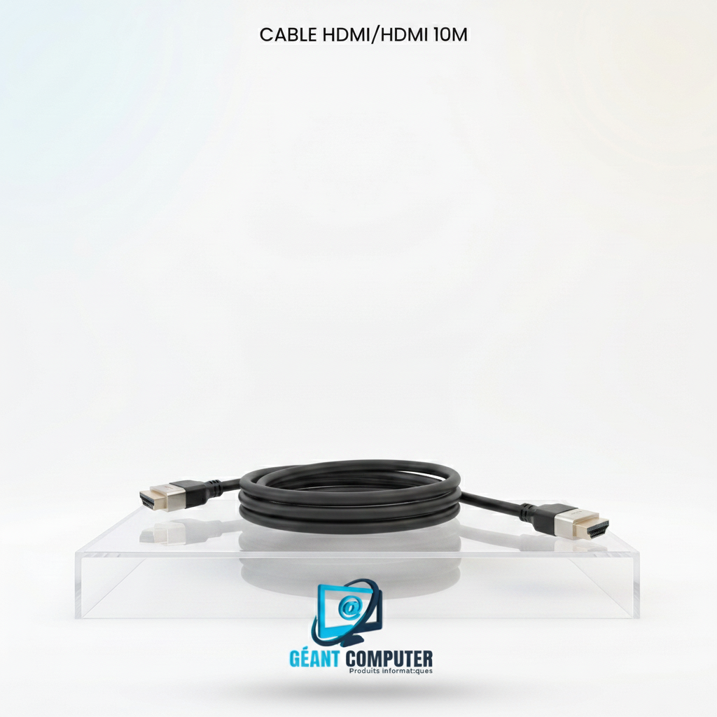 CABLE HDMI/HDMI 10M (photo IA)