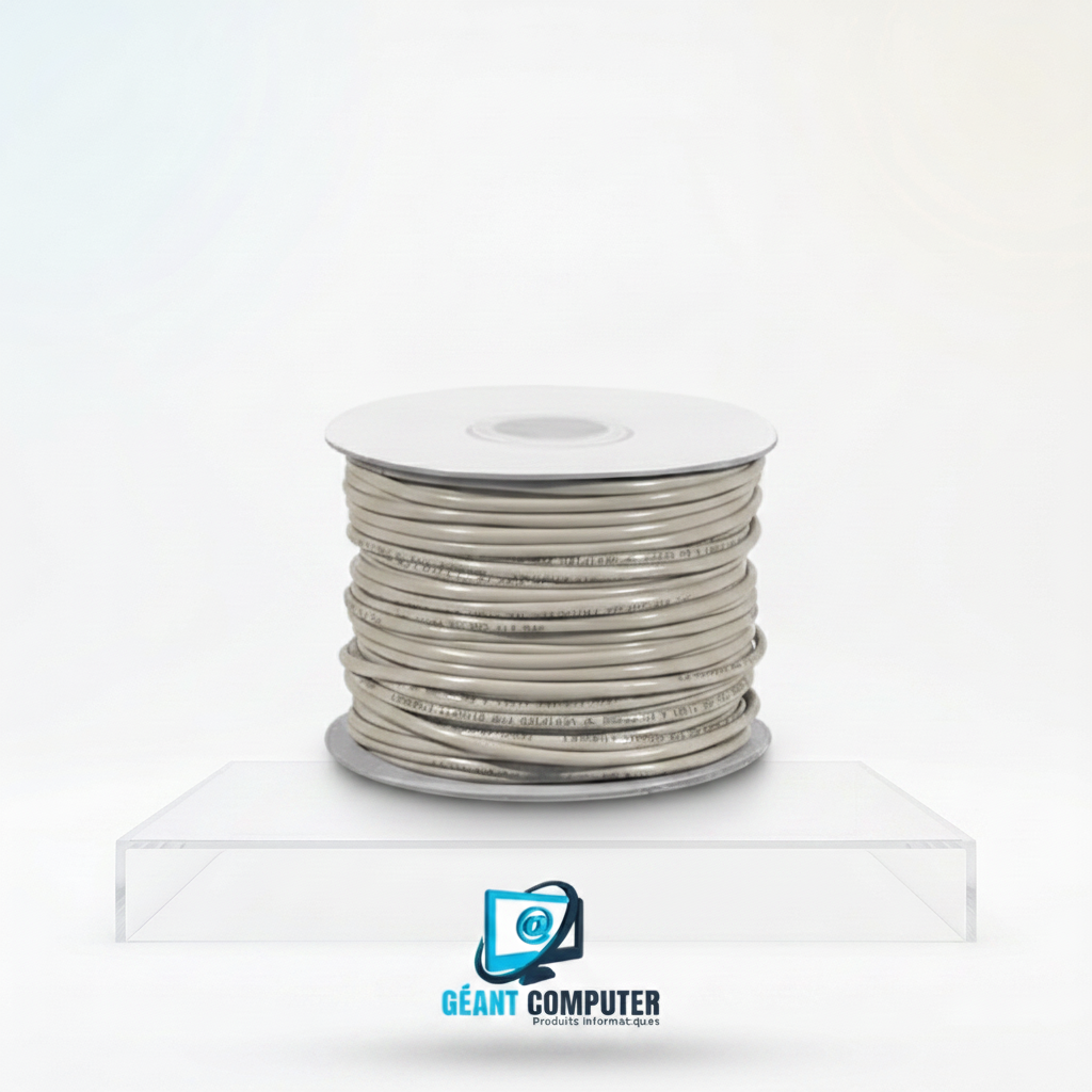 CABLE RESEAU CAT6 CENTER CABLE 1722 GRIS SPAIN (IA)