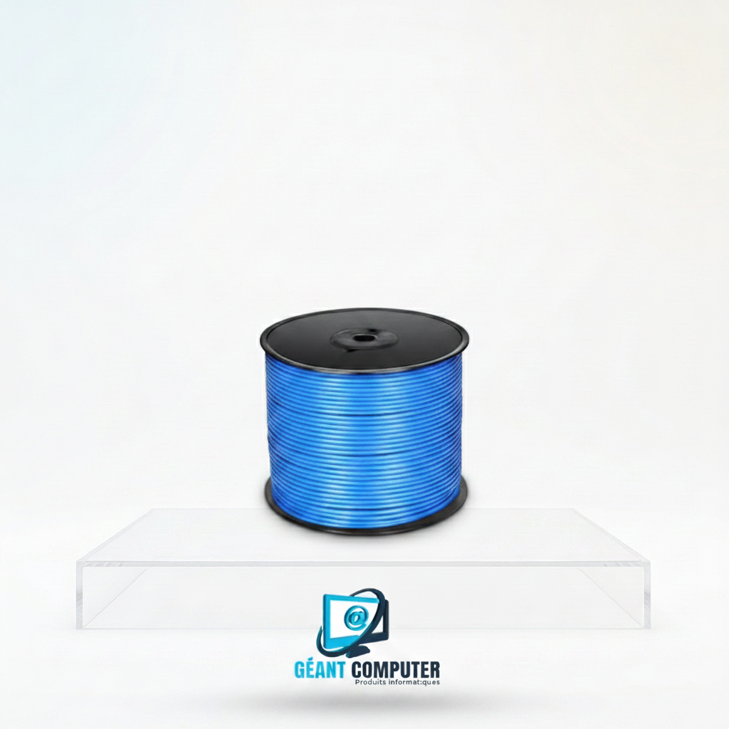 CABLE RESAUX UTP CAT6 QUBIX AWG24 Bleu (IA)