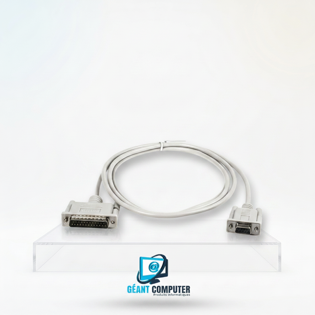 CABLE SERIE POUR IMPRIMANTE DB9/DB25 (IA)
