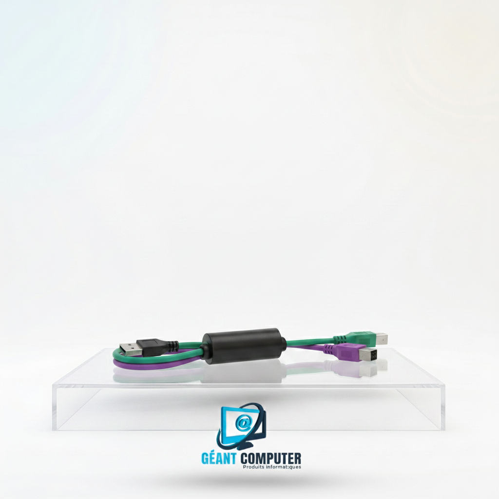 CABLE USB TO PS/2 (photo IA)