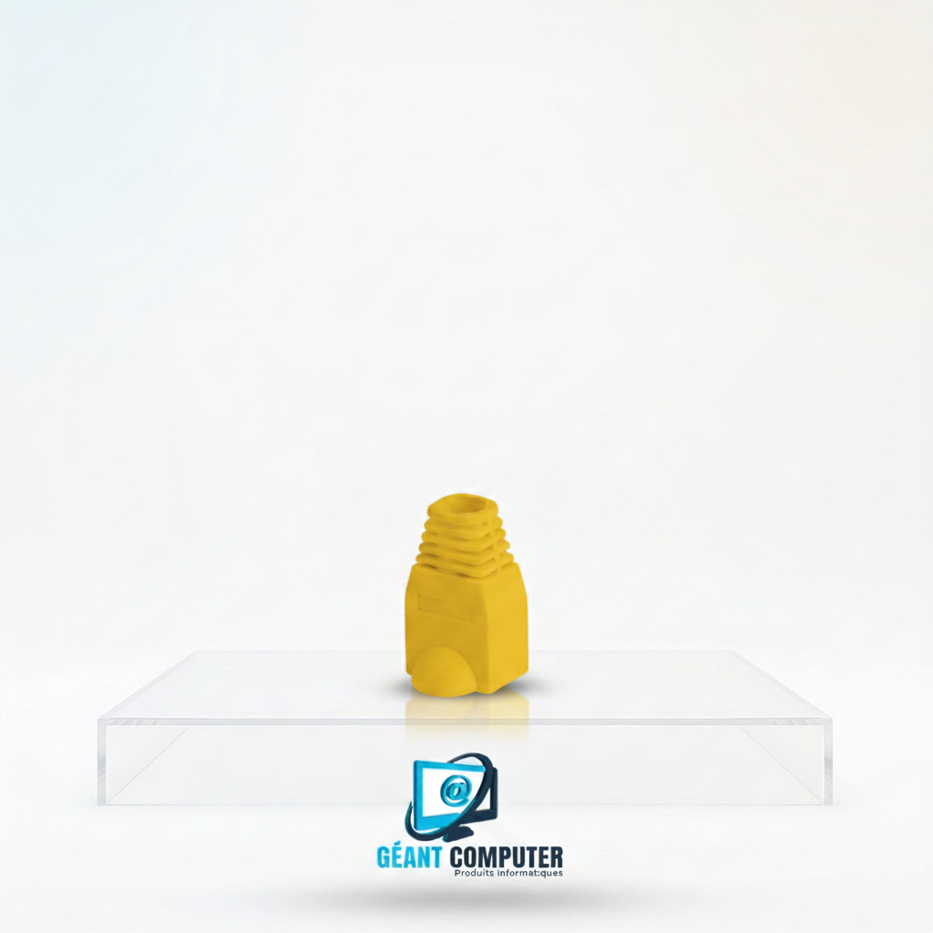 CACHE TETE RJ45 JAUNE (IA)