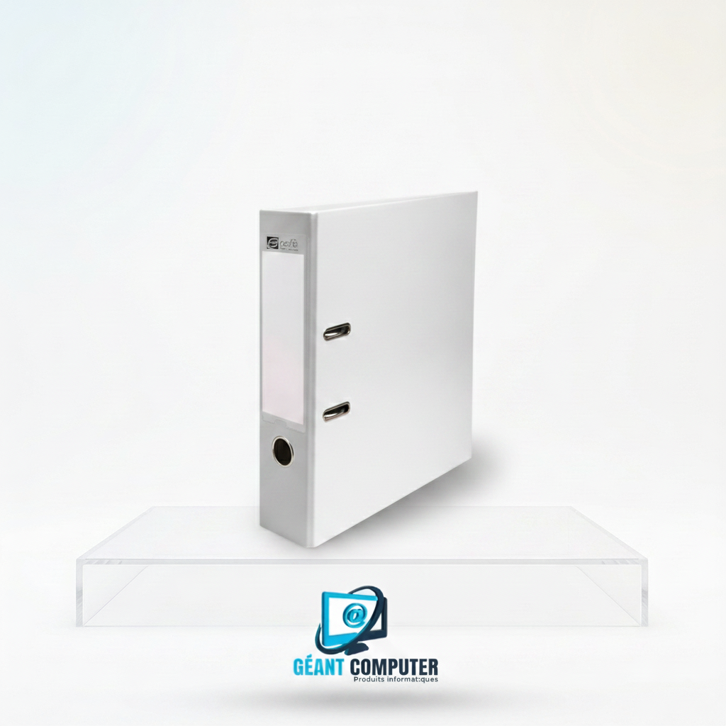 CLASSEUR 2 ANNEAUX 5CM BLANC (IA)