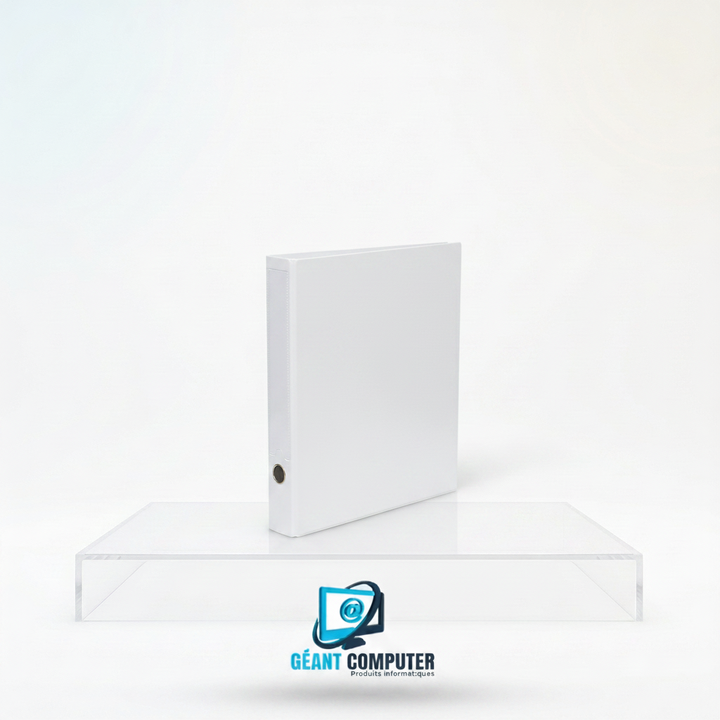 CLASSEUR 4ANNEAUX 5CM BLANC (IA)