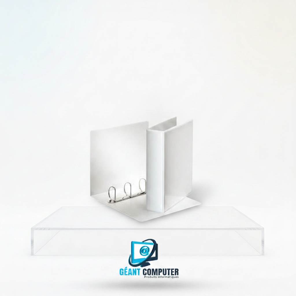 CLASSEUR 4 ANNEAUX 7CM BLANC (IA)