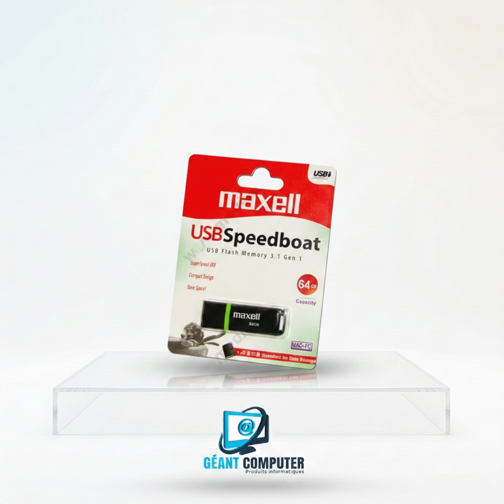 CLE USB 64Go MAXELL 2.0 TYPHOO (IA)