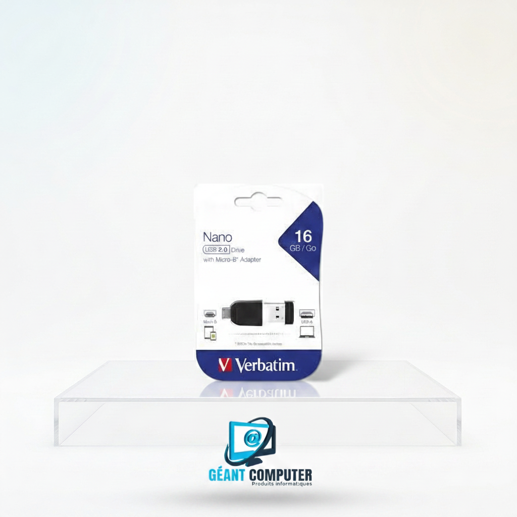 Cle Usb 16Go Verbatim OTG  2.0 Plastique 