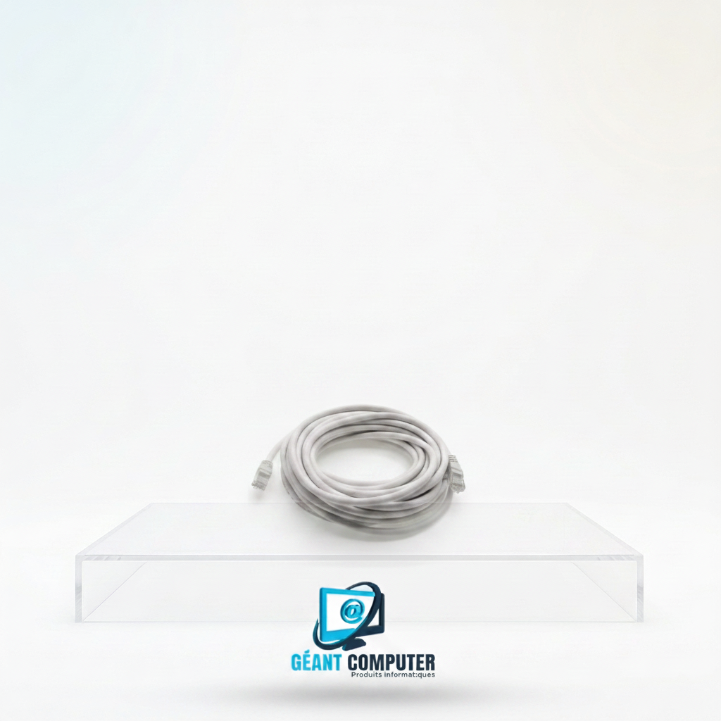 CORDON RESEAU 5M CAT6 GRIS (IA)