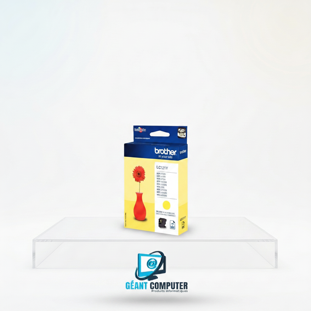 CARTOUCHE BROTHER LC121 YELLOW