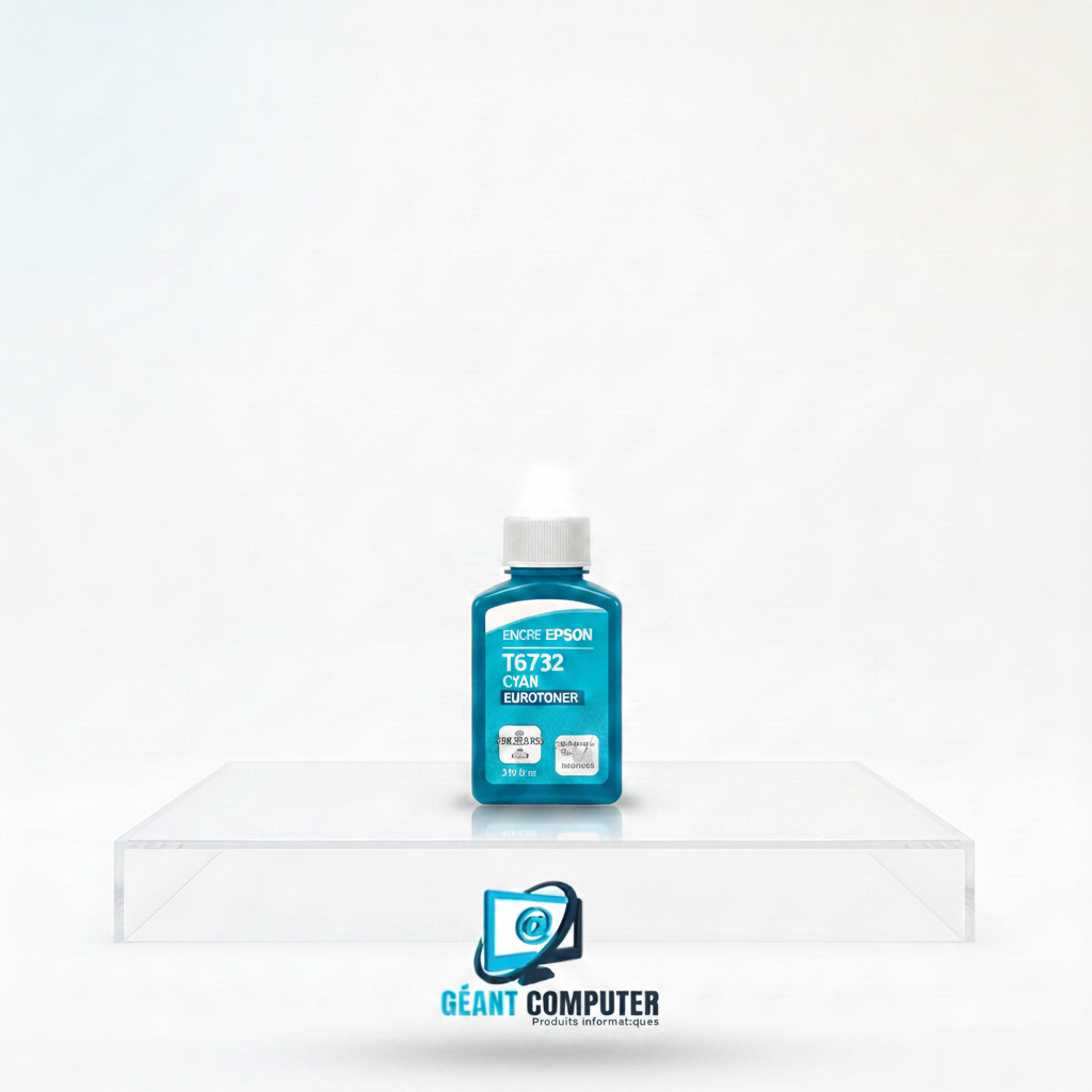 Bouteille Epson T6732 Cyan Eurotoner