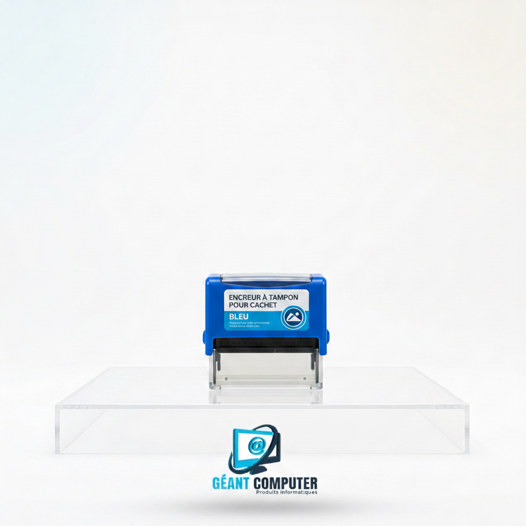 ENCREUR A TOMPON POUR CACHET BLEU (IA)