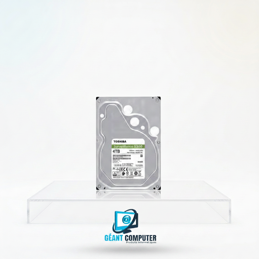 Disque Dur 4To 3.5 Sata Toshiba S300 Surveillance New