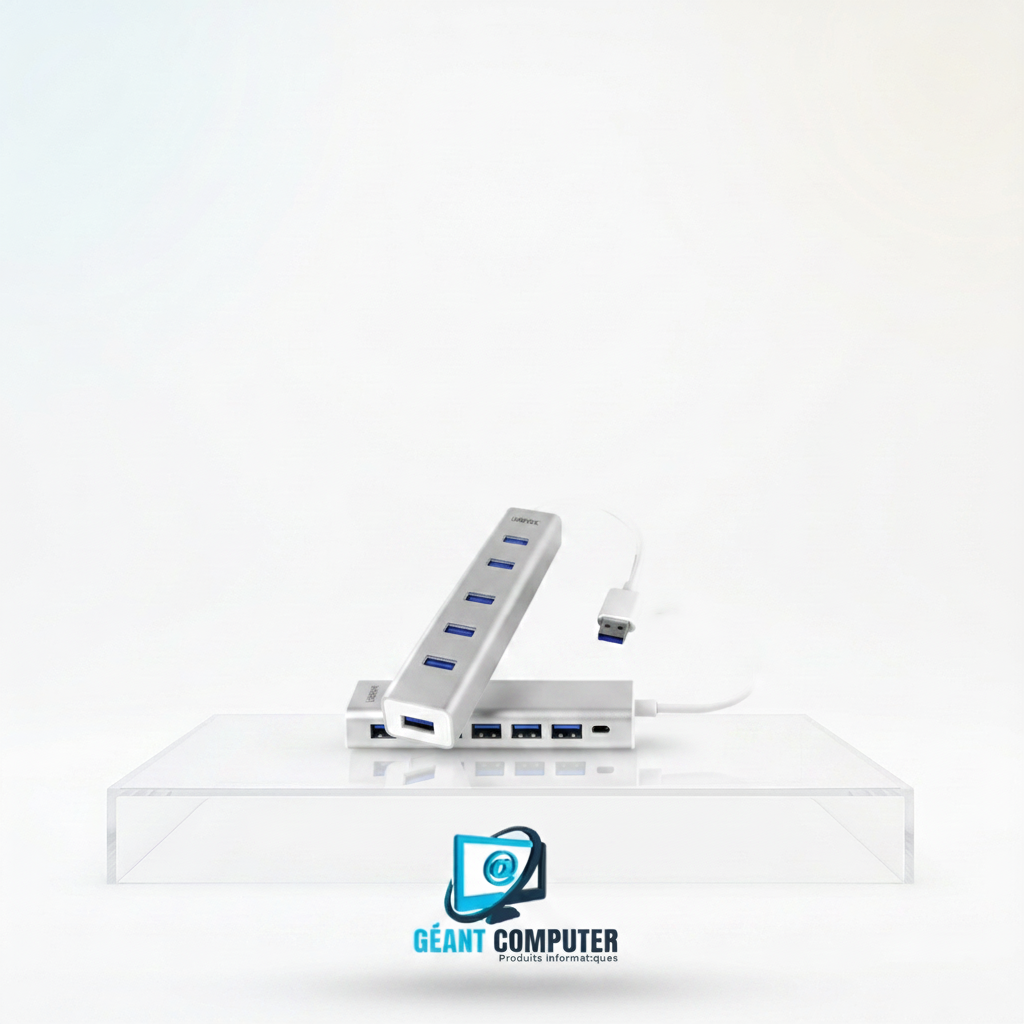 HUB USB 7 PORTS 2.0 ALIMINUIM (IA)