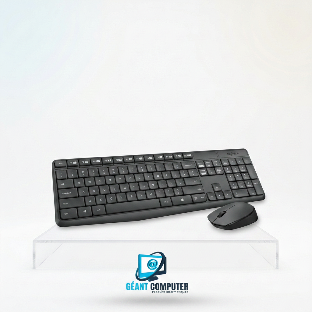 KIT CLAVIER & SOURIS LOGITECH MK235 SANS FIL