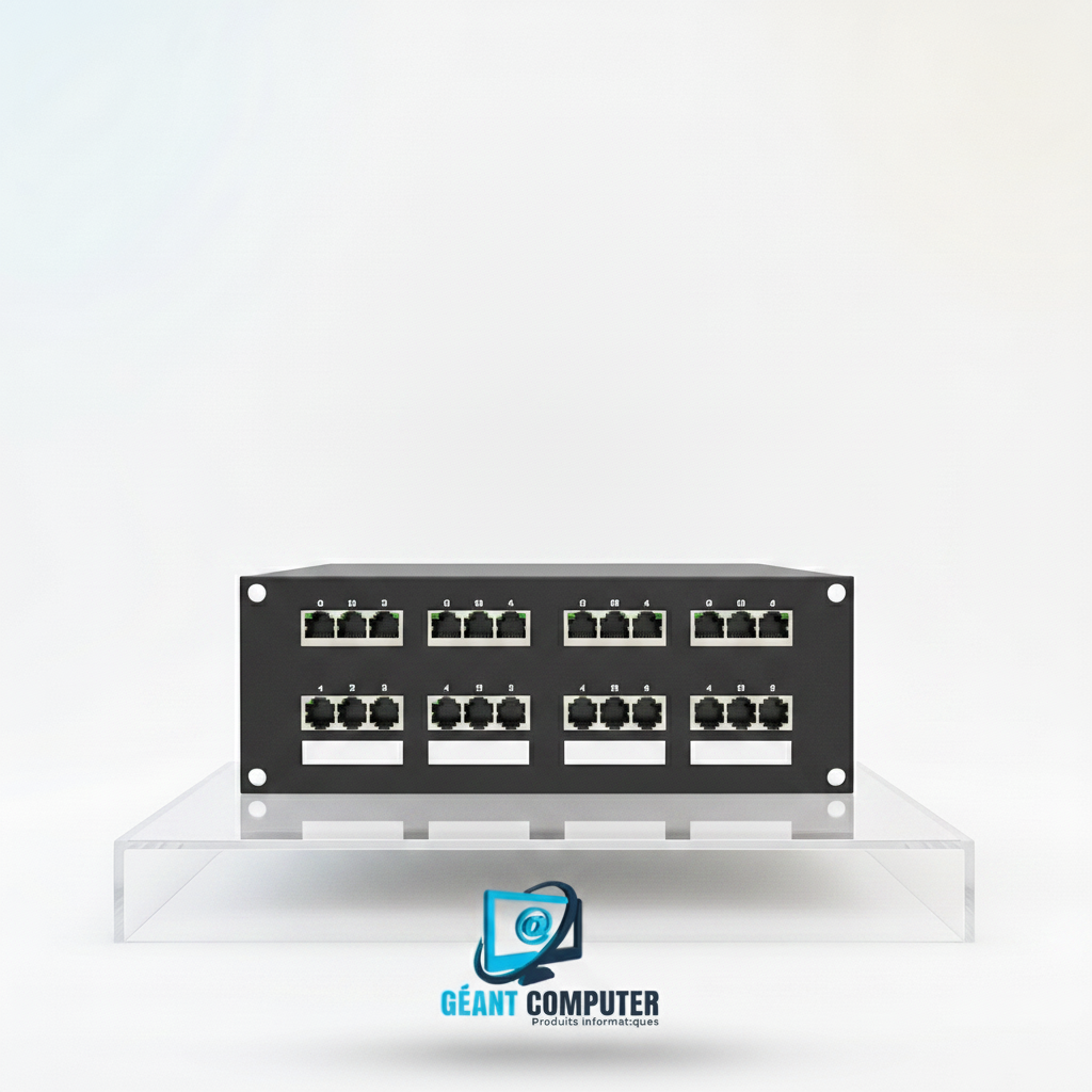 PANNEAU DE BRASSAGE 48 PORTS CAT5 INGELEC (IA)