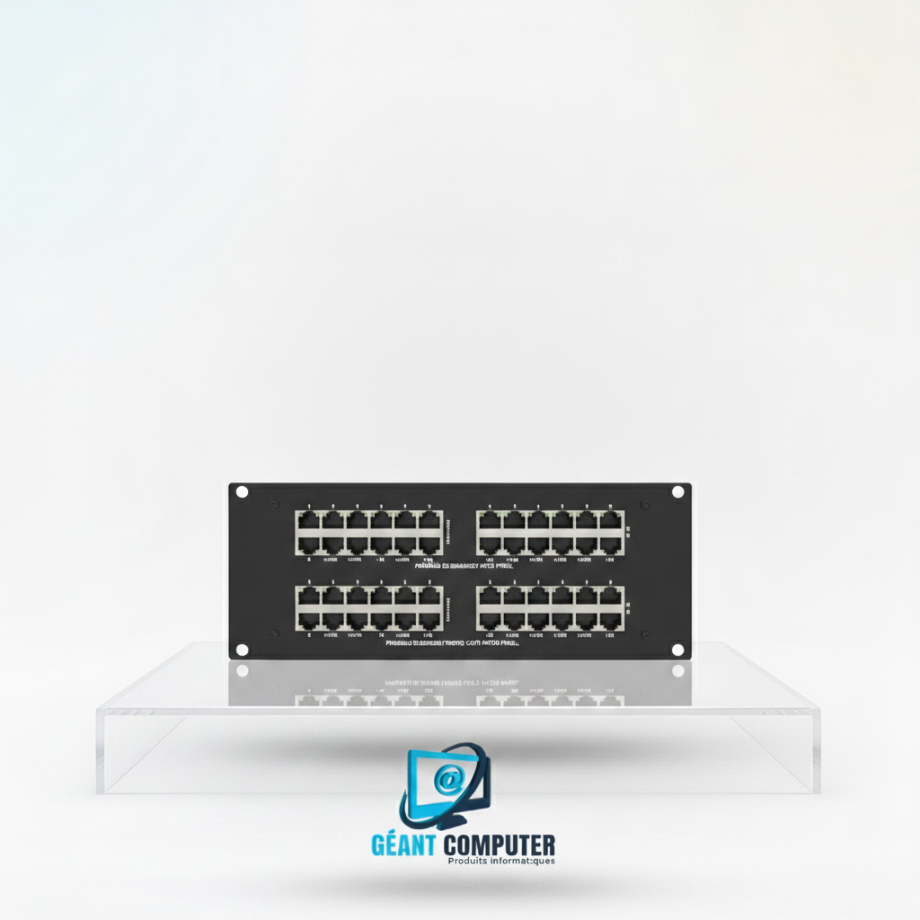 PANNEAU DE BRASSAGE 48 PORTS CAT6 PATCH PANEL NC-TECH (IA)