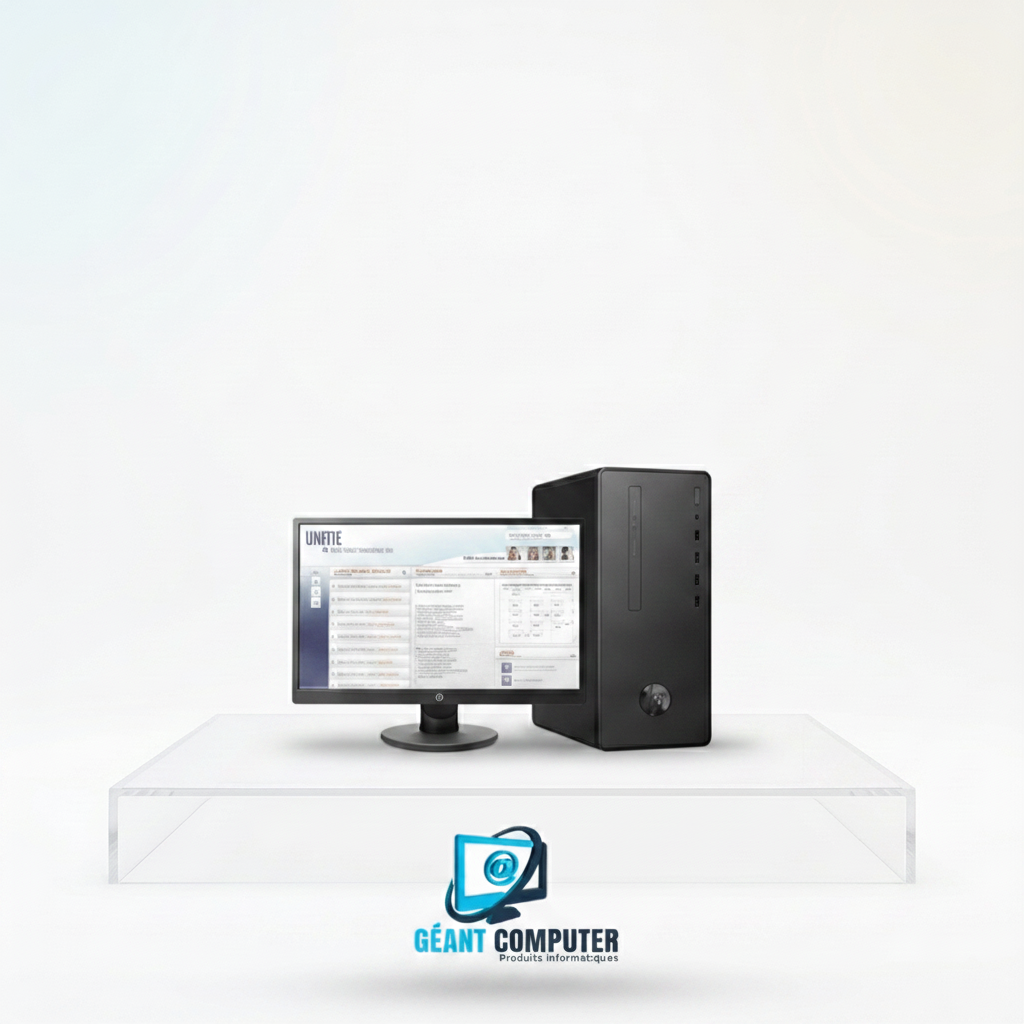 Ordinateur de Bureau HP I3 Pro 300 G6 + Ecran HP P21 20,7" (IA)