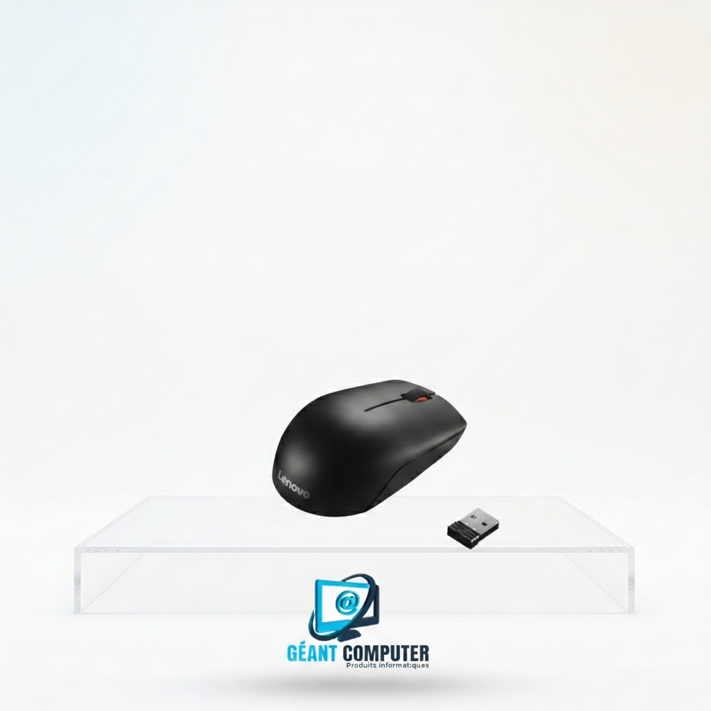 Souris sans fil USB Lenovo 300 Noir (GX30K79401)