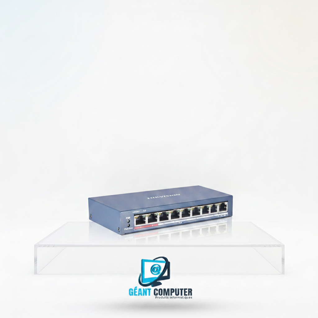 SWITCH HIKVISION 8 PORTS POE (IA)