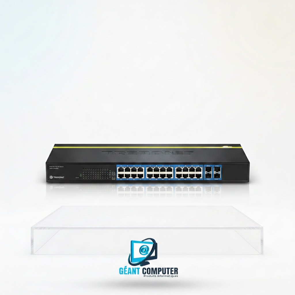 SWITCH TRENDNET ETHERNET 24 PORTS TDTEGS24G (IA)