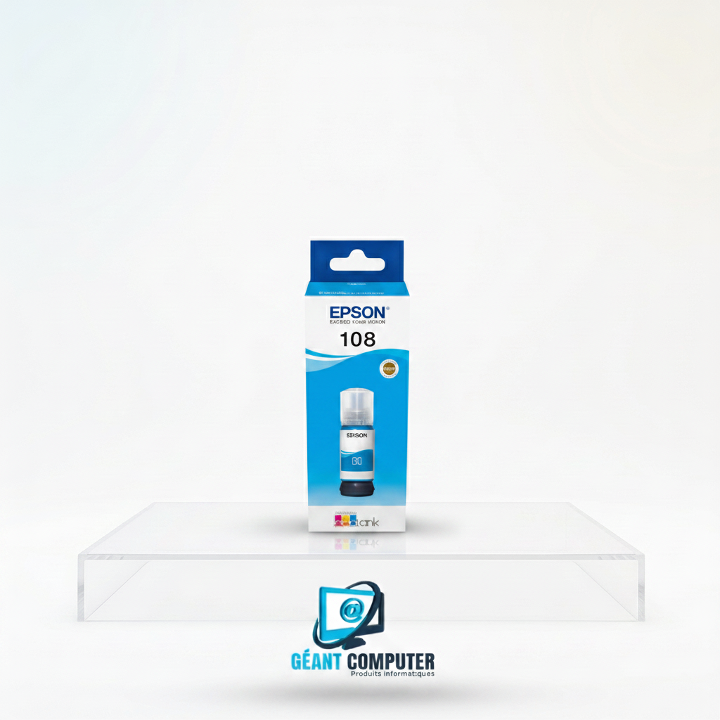 BOUTEILLE EPSON 108 CYAN (IA)