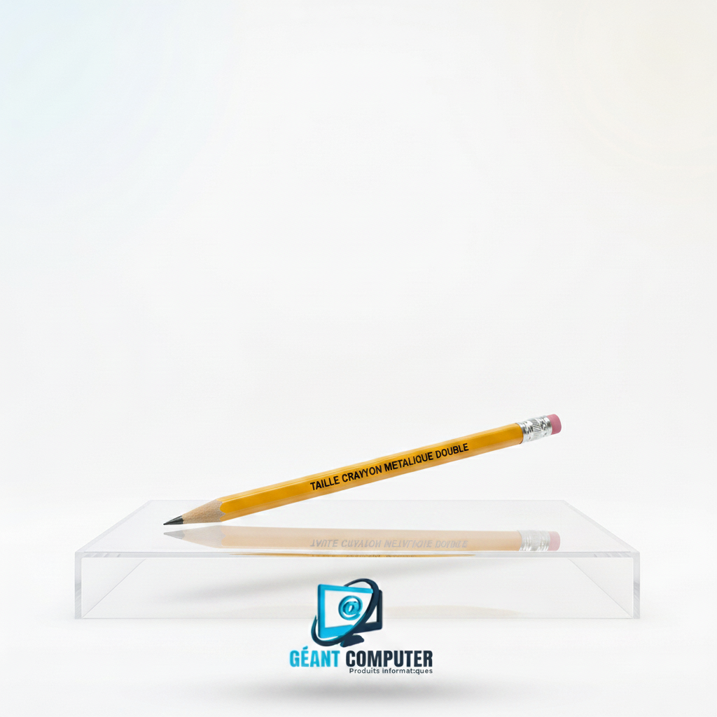 TAILLE CRAYON METALIQUE DOUBLE