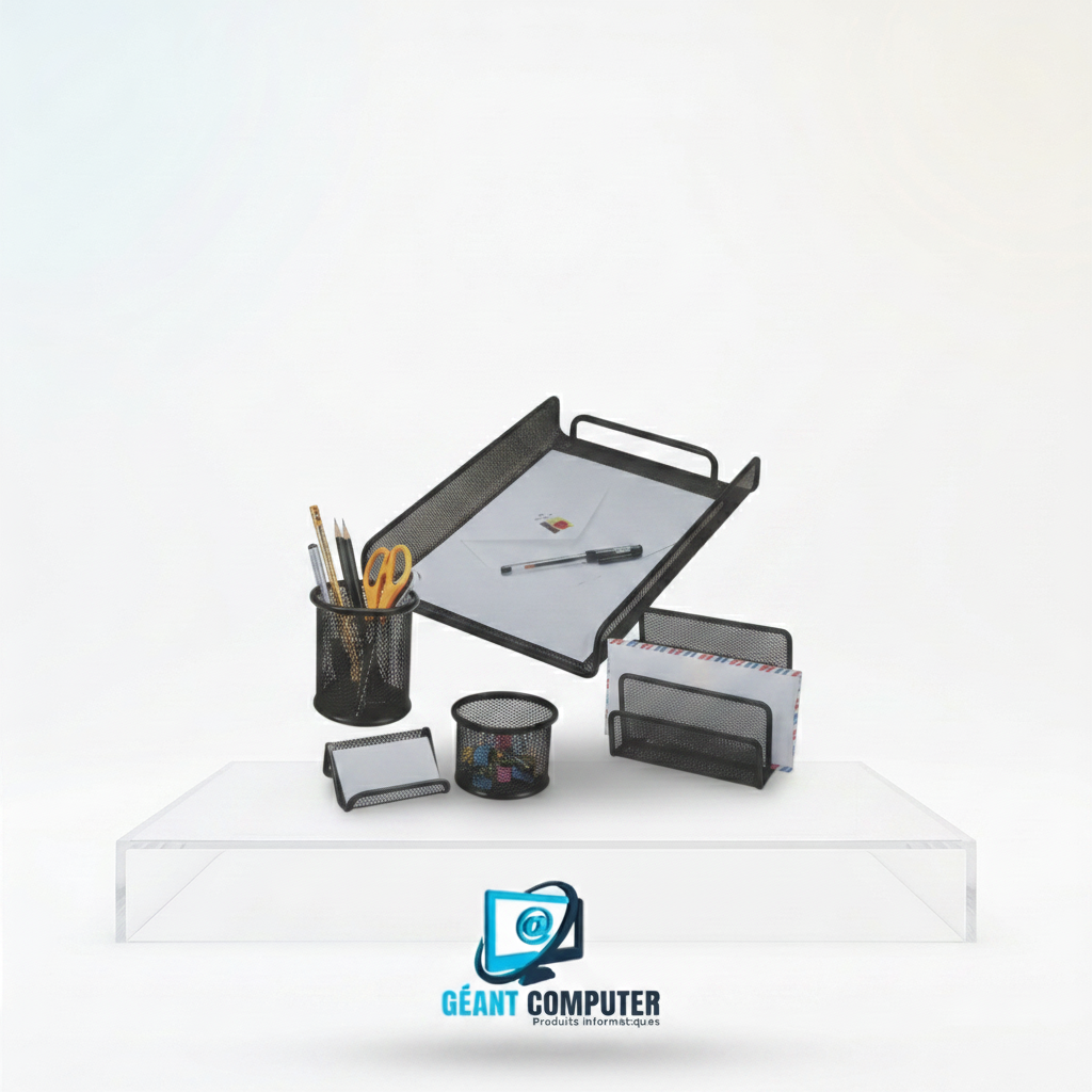 PACK DE BUREAU EN METAL 6 PIECES: