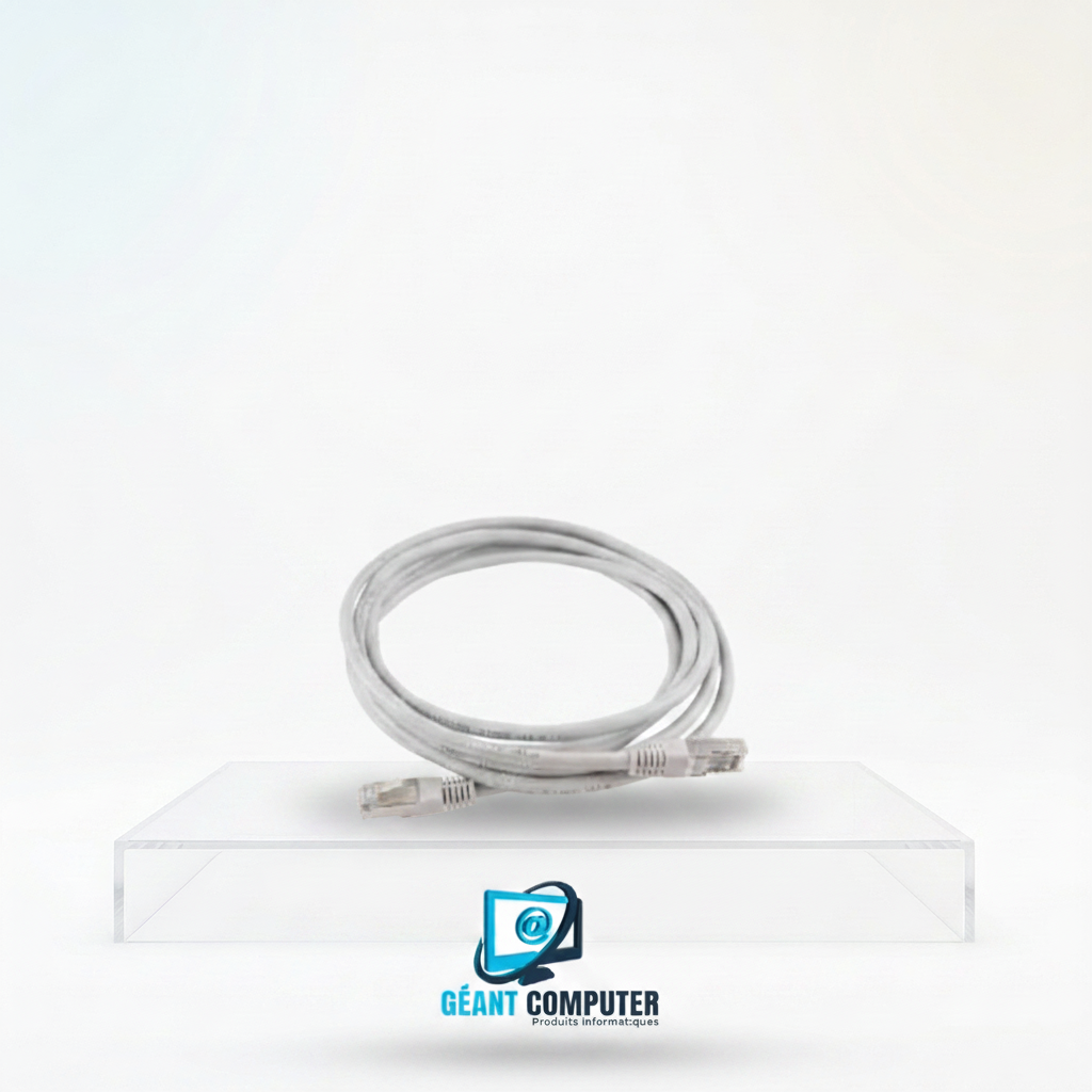 CORDON RESEAU CAT6 1.5M  GRIS