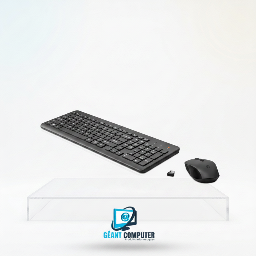 KIT Clavier et Souris HP 330 WIRELESS FR 2V9E6AA (IA)