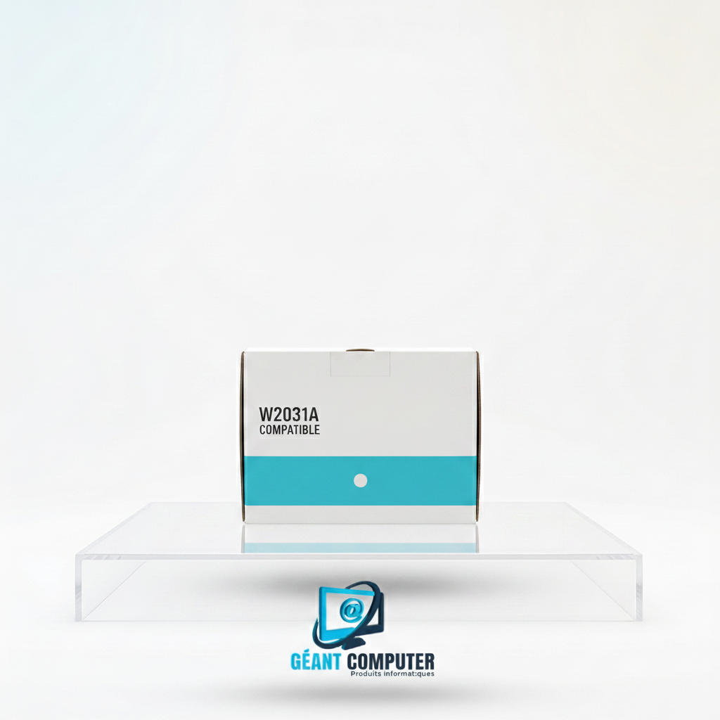 Toner HP 415  W2031A Cyan Avec Puce Adaptable Eurotoner (IA)